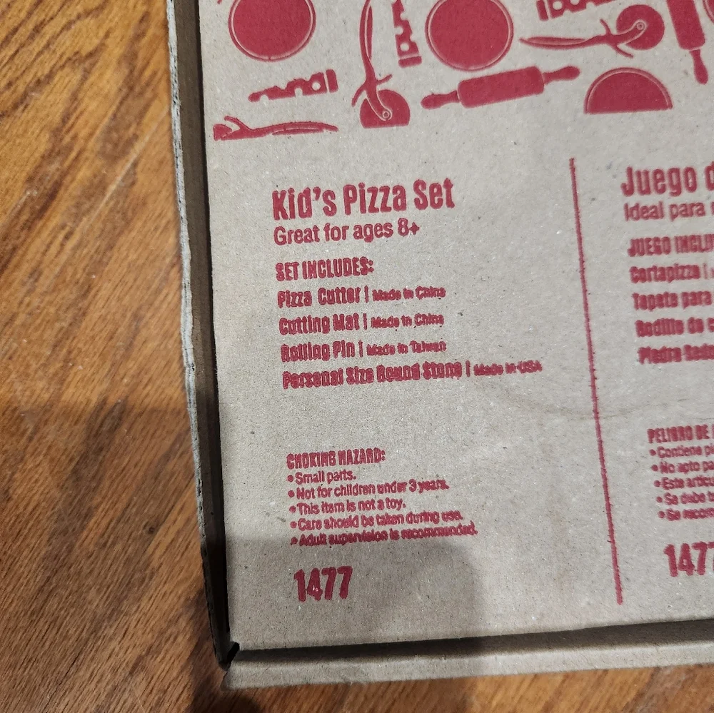 Pampered Chef kids pizza‎ kit